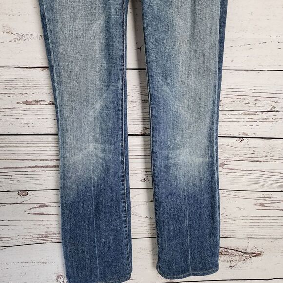 7 for all Mankind Low Rise Bootcut Jeans Size 26 - Picture 4 of 12
